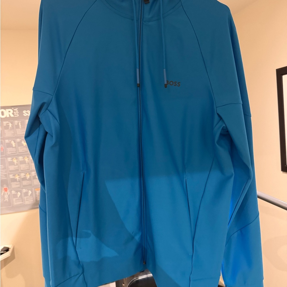Boss Vibrant Blue Zip-Up Jacket